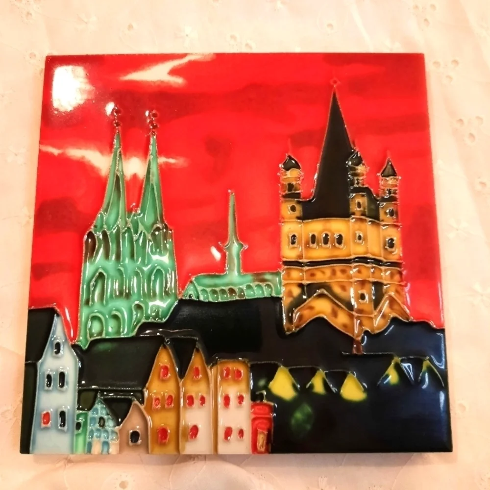 Decorative Abstract Tile of‎ Cologne Germany